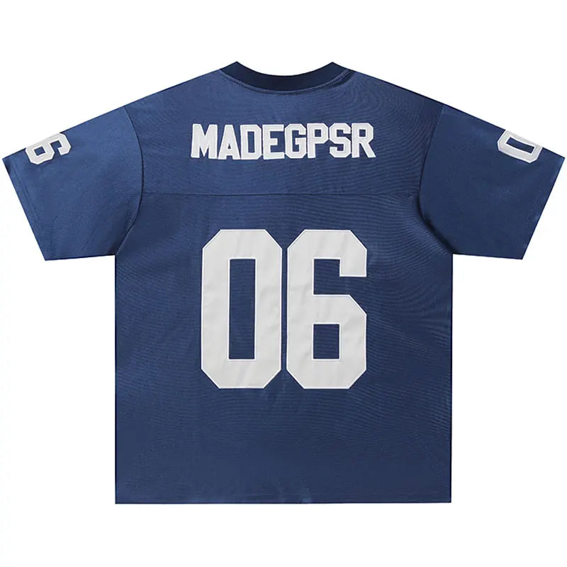 "06" Vintage Embroidered Y2K Football Jersey — dettaglio