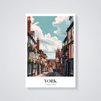 Vintage York Street Poster — dettaglio