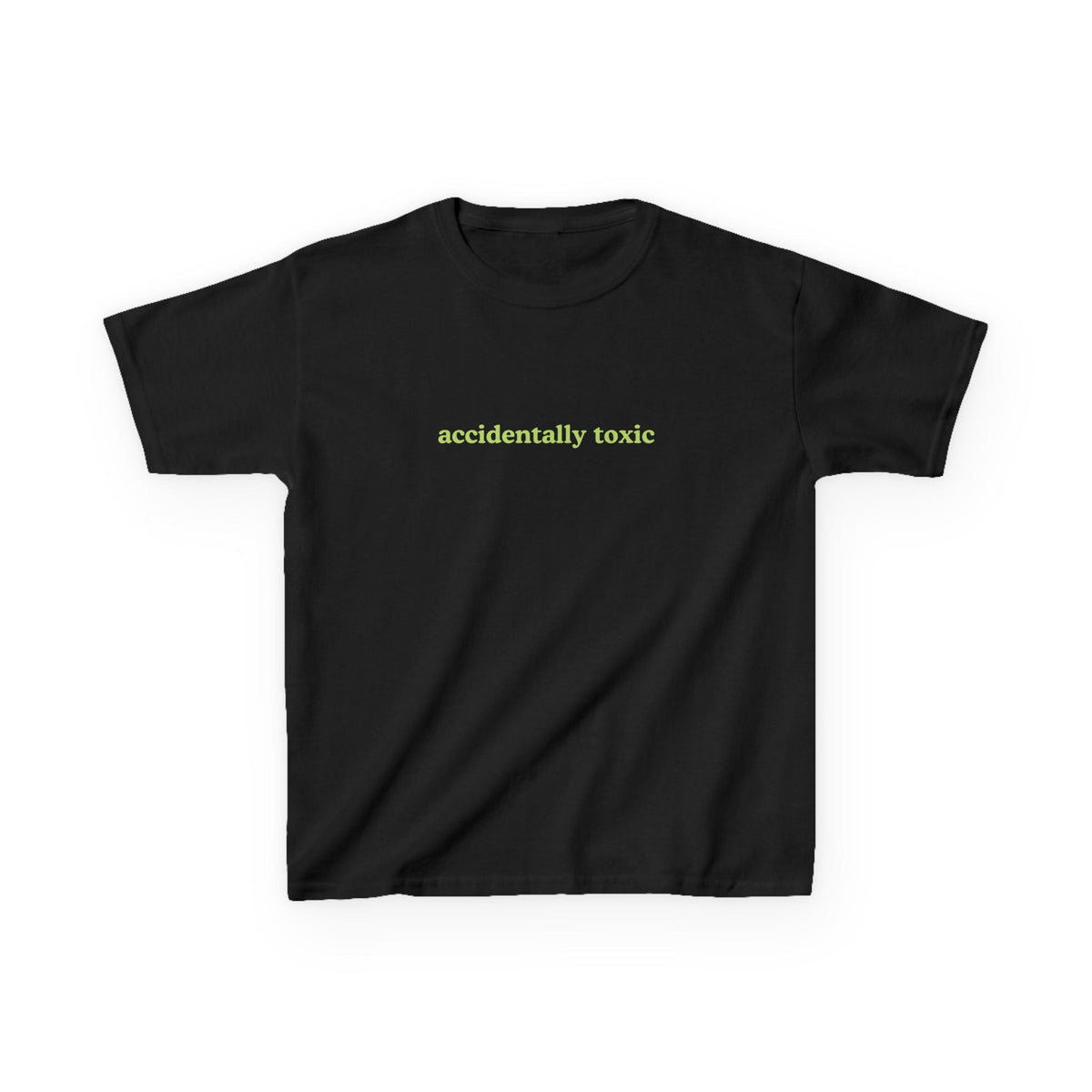 Accidentally Toxic Brat Baby Tee — vista posteriore