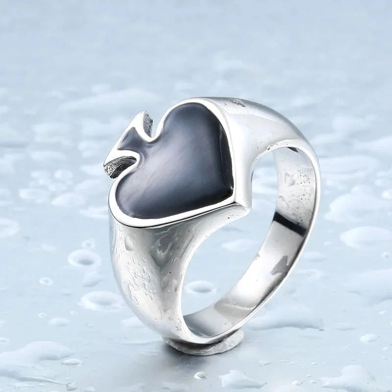 Ace of Spades Ring — dettaglio della stampa