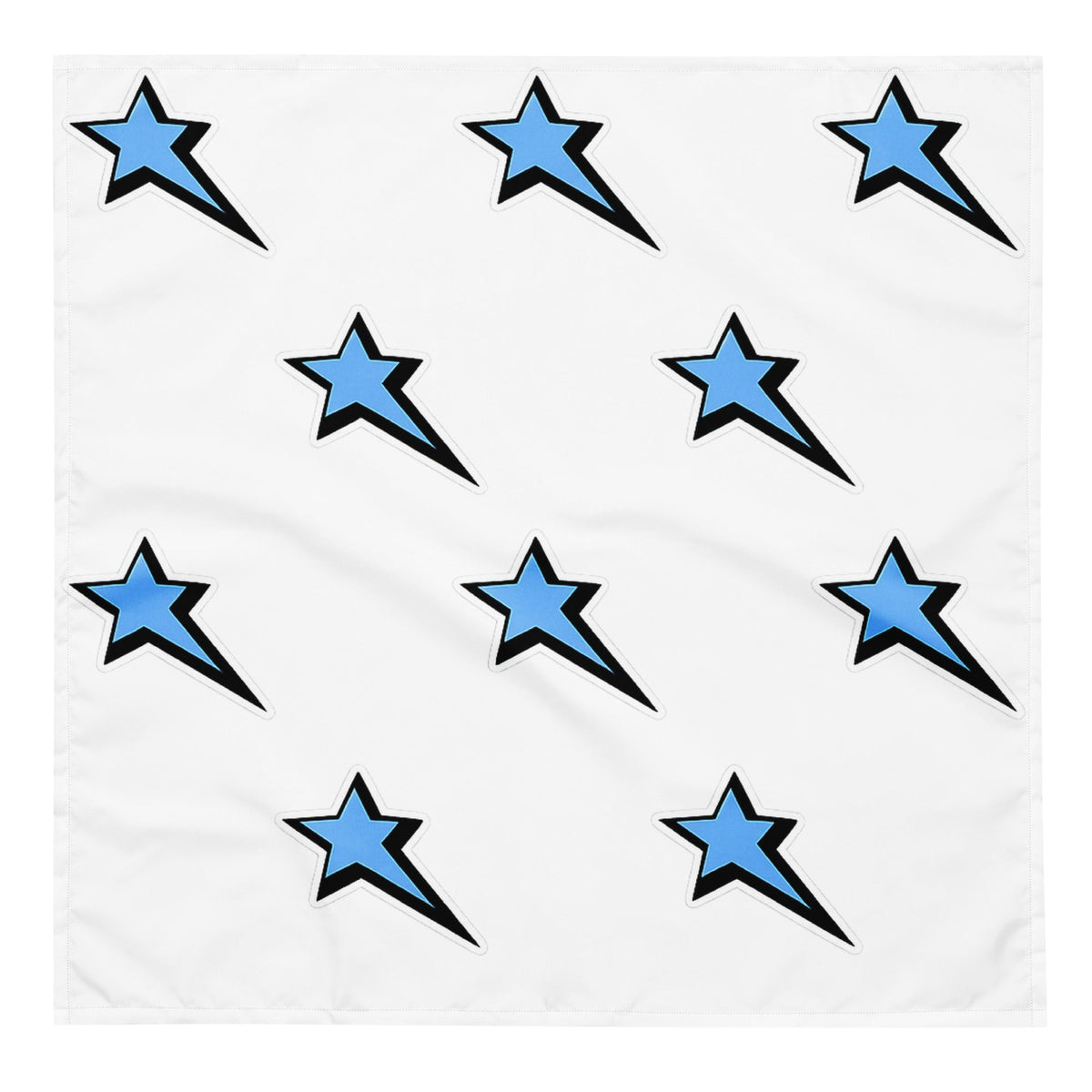 Dream Blue Star Bandana — vista frontale