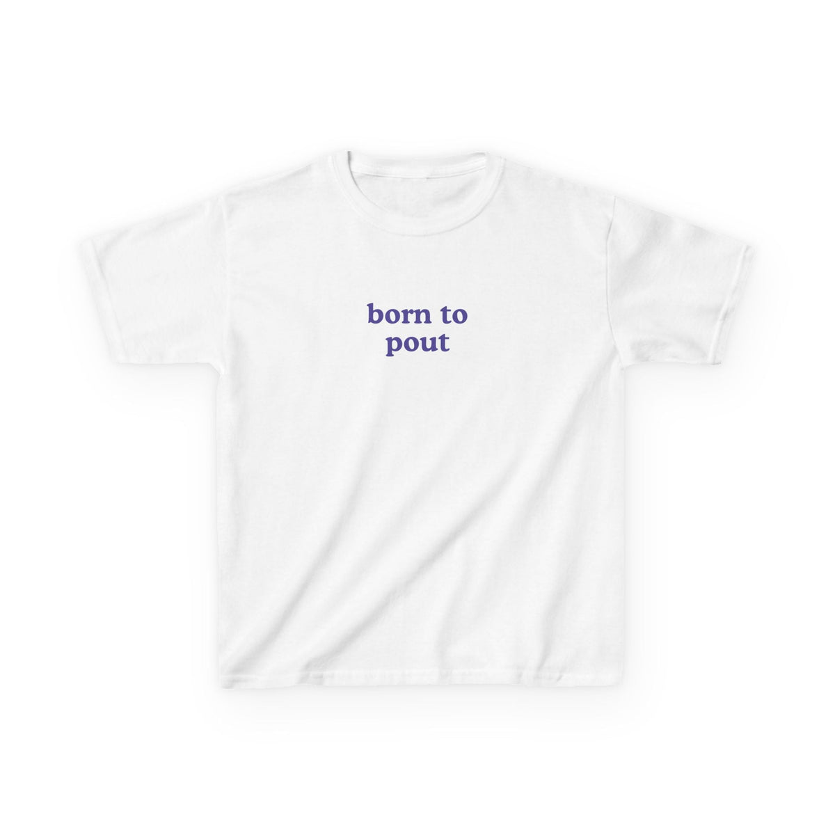 Born To Pout Brat Baby Tee — dettaglio
