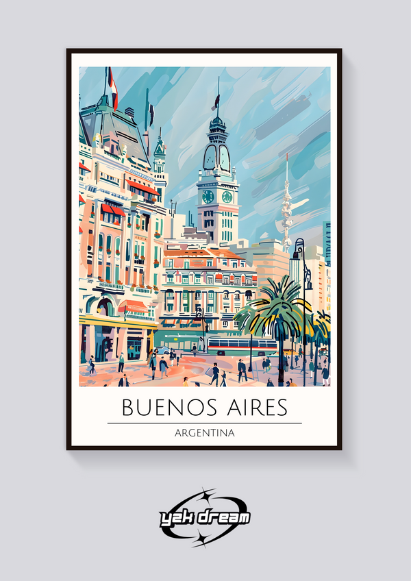 Buenos Aires Cityscape Poster