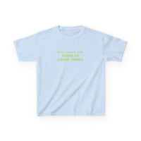 Came To Cause Issues Brat Baby Tee — vista posteriore