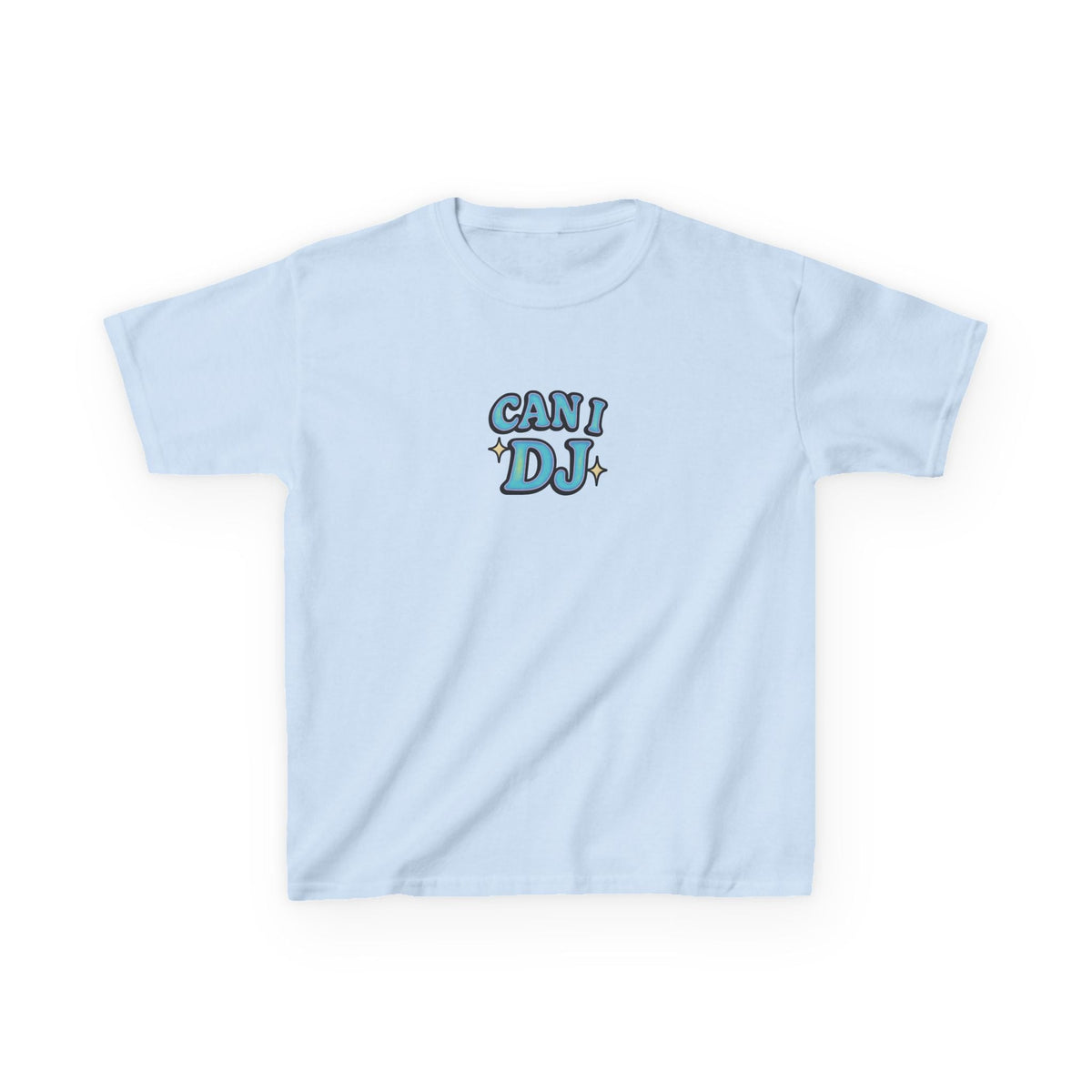 Can I DJ Graphic Baby Tee — dettaglio della stampa