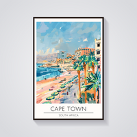 Cape Town Beach Poster — vista frontale