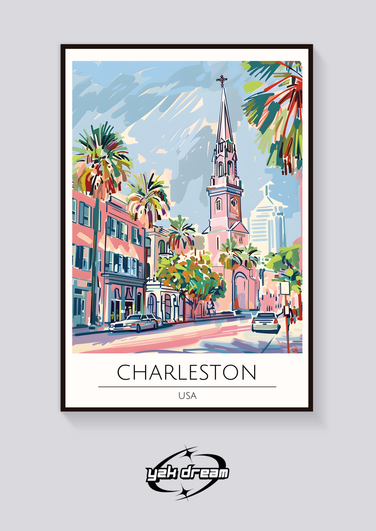 Charleston Church Street Poster — vista posteriore