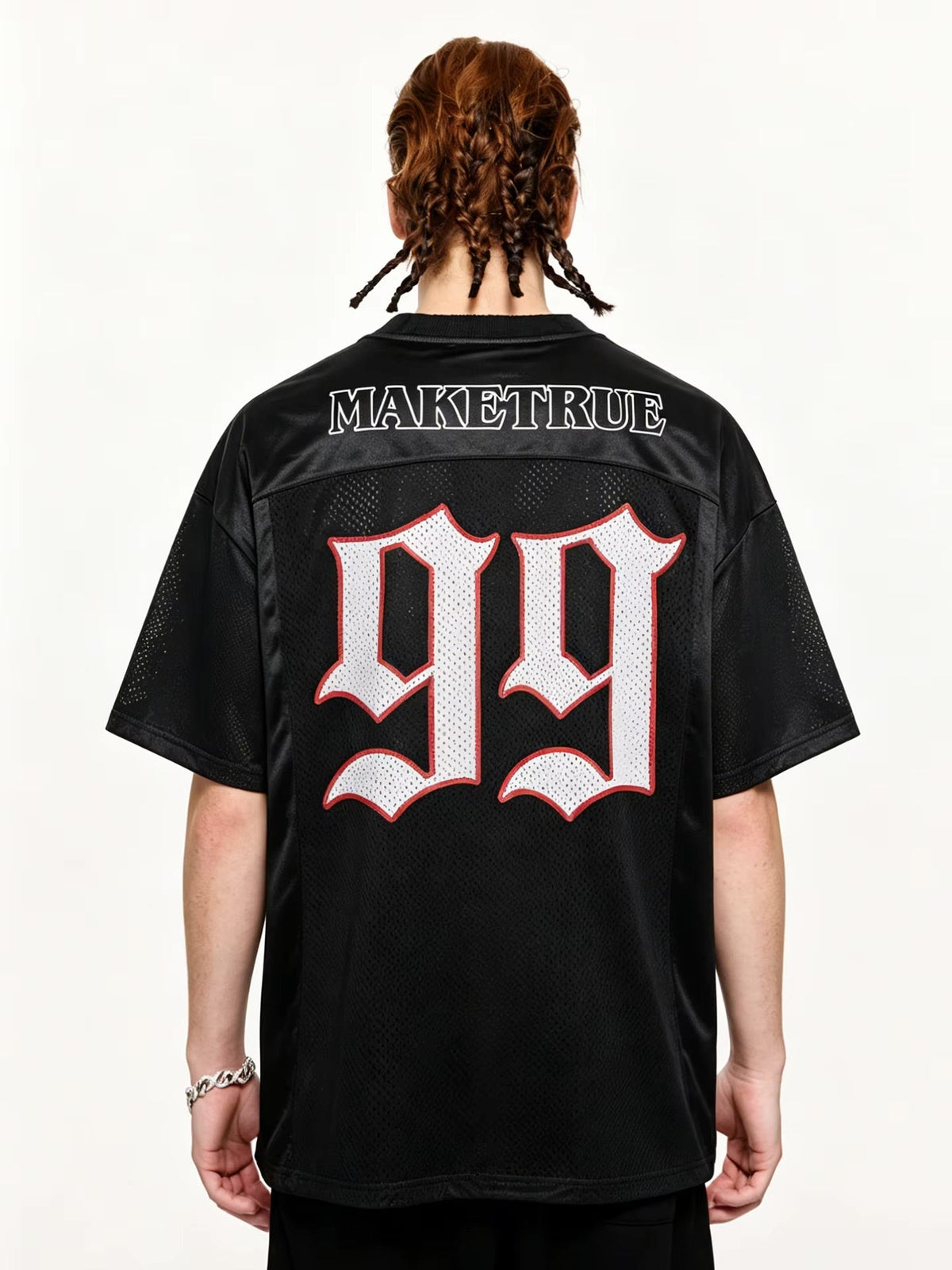 Classic Football "Growing" Y2K Mesh V Neck Jersey — in alternativa