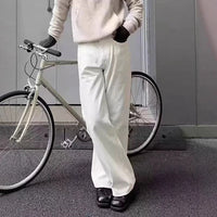 Classic Y2K Essential White Denim Jeans — vista posteriore