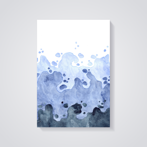 Coastal Watercolor Poster