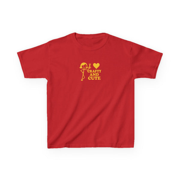 Cute and Crafty Graphic Baby Tee — vista frontale