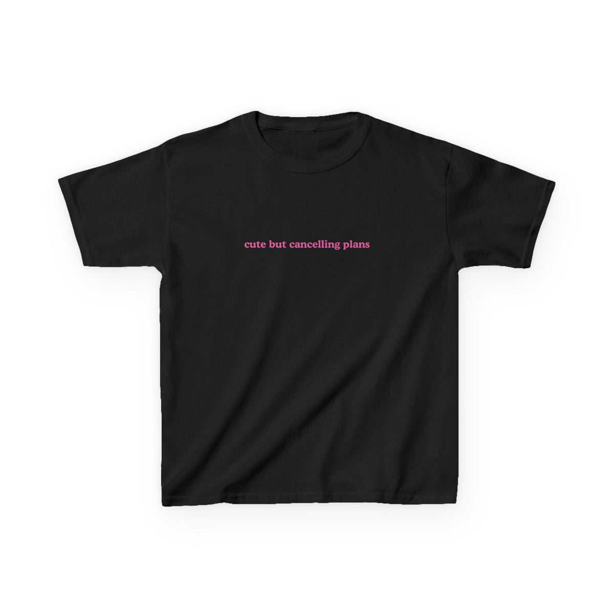 Cute But Cancelling Plans Brat Baby Tee — vista posteriore