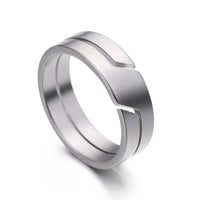 Cyberpunk Band Ring — vista frontale
