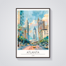 Downtown Atlanta Trolley Poster
