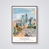 Downtown Phoenix Art Deco Poster