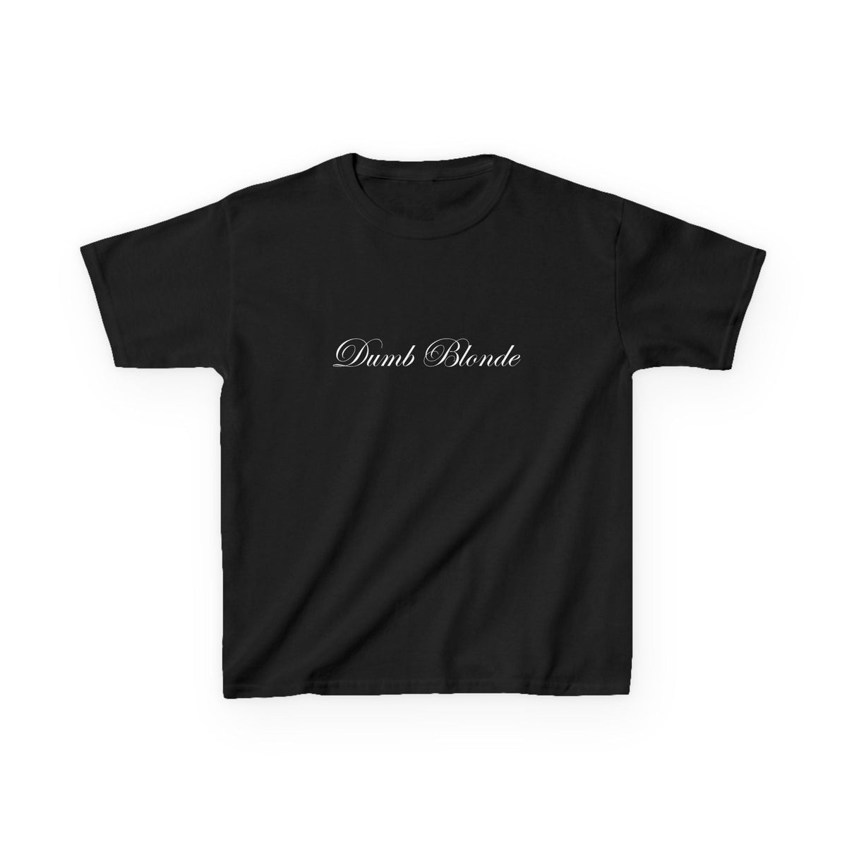 Dumb Blonde Brat Baby Tee — vista posteriore