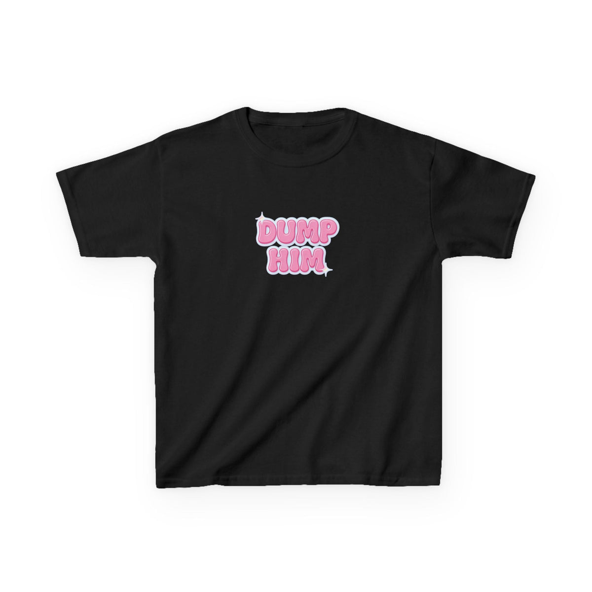 Dump Him Graphic Baby Tee — vista posteriore