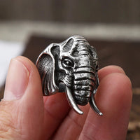 Elephant Head Ring — dettaglio della stampa