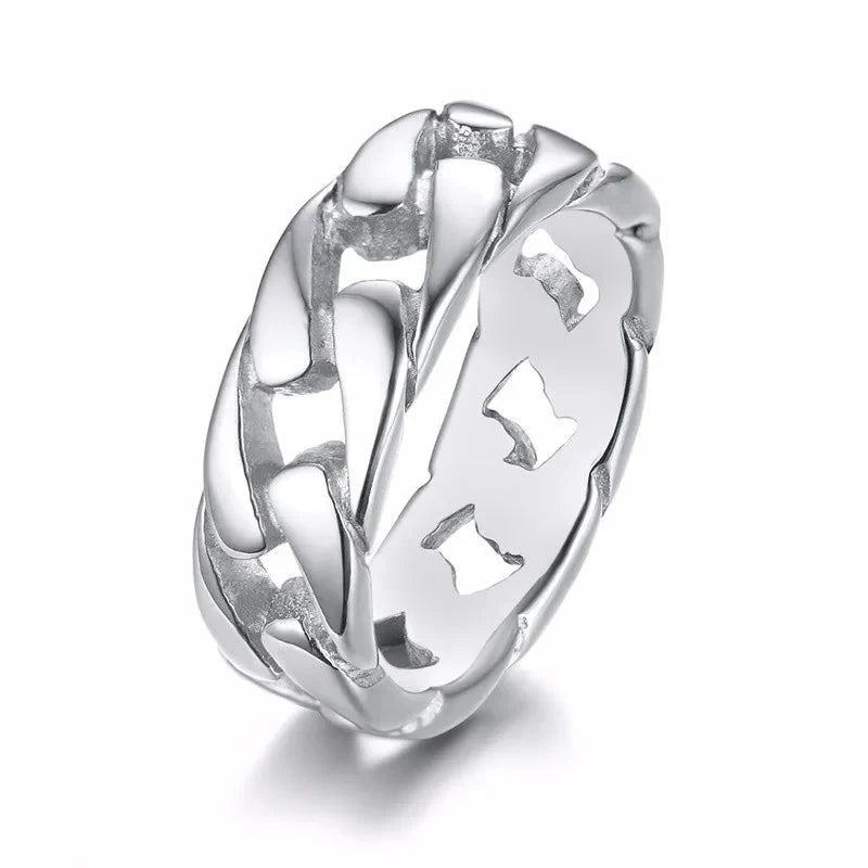Essentials Curb Chain Ring — vista posteriore