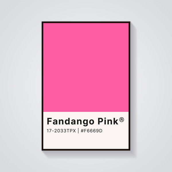 Fandango Pink Aesthetic Poster — vista frontale