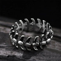 Vertebrae Band Ring — dettaglio del tessuto