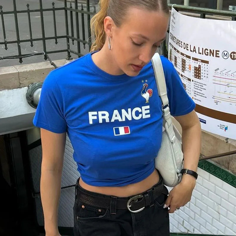 France Crop Top — in alternativa