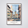 Frankfurt Römerberg Square Poster