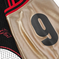 Gold Accent "Growing the World" Y2K Football Jersey — in alternativa