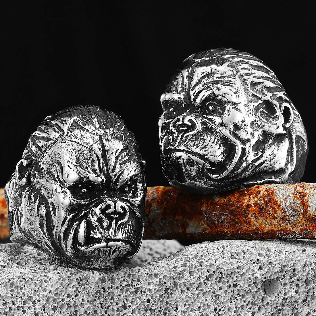 Gorilla Monkey Ring — dettaglio della stampa