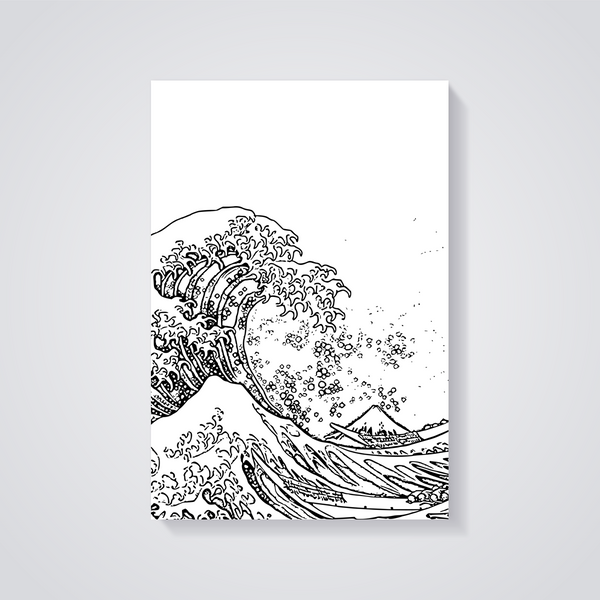 Great Wave Vintage Poster