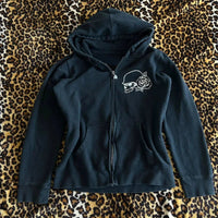 Grunge Y2K Winged Graphic Hoodie — dettaglio