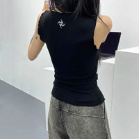 Grunge Y2k Bunny Graphic Tank Top — dettaglio