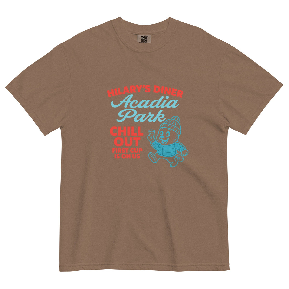 Hilary's Diner Graphic Heavyweight T Shirt — dettaglio