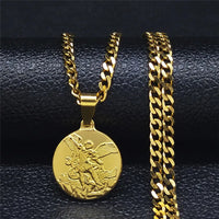 Holy Pendant Y2K Necklace — vista posteriore