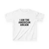 I Am The American Dream Graphic Baby Tee — dettaglio