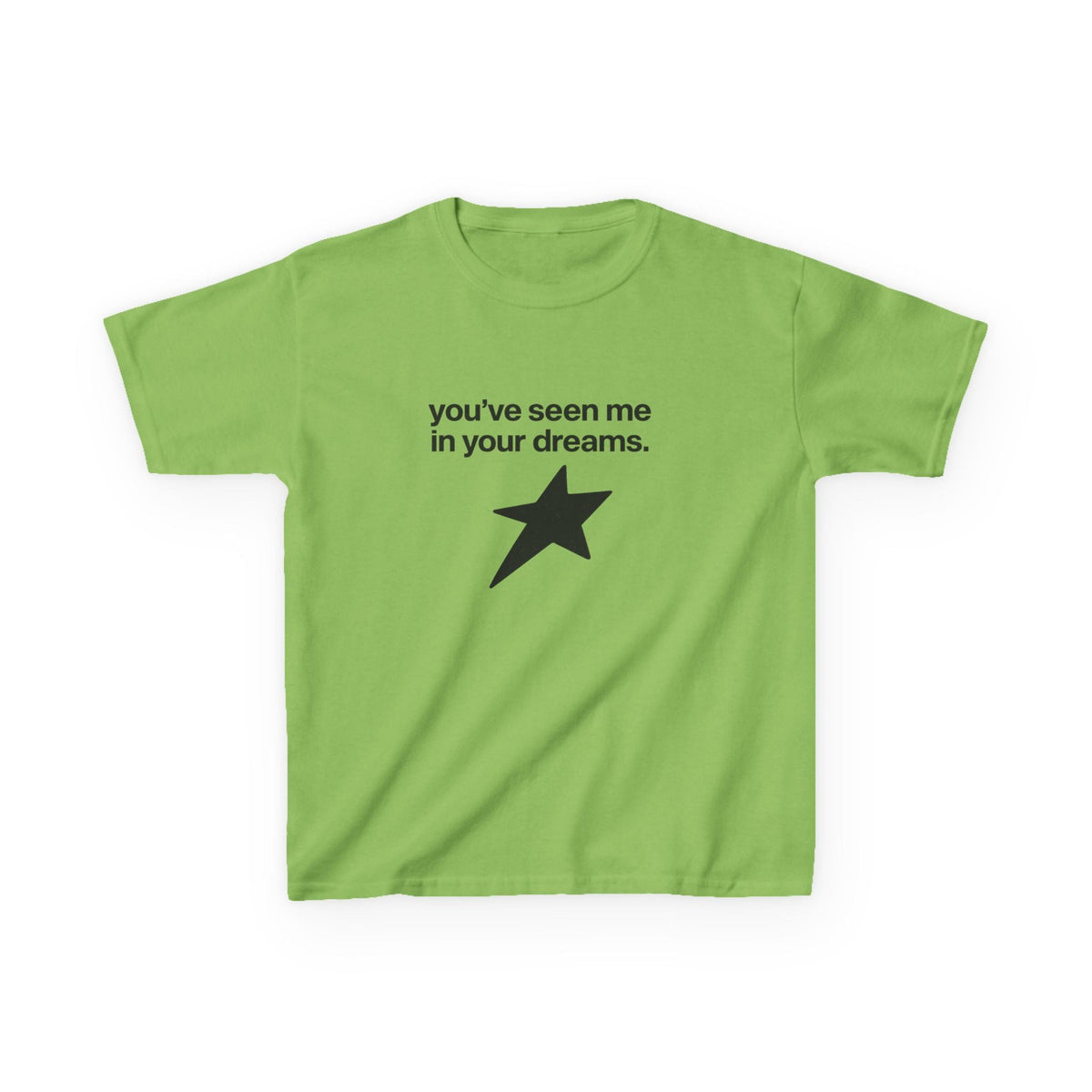 In Your Dreams Graphic Baby Tee — vista laterale