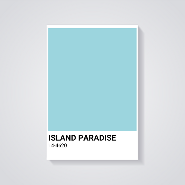 Island Paradise Color Poster