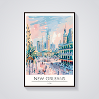 Jackson Square New Orleans Poster — vista frontale