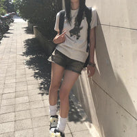 Japanese Grunge Y2K Rockstar Graphic T Shirt — in alternativa