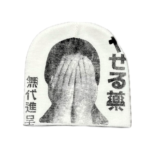 Japanese Y2K Graphic Beanie