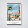 Johannesburg Skyline Poster