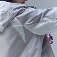 Lightweight Breathable Y2K Hooded Windbreaker Jacket Coat — vista laterale