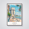 Lisbon Belem Tower Poster