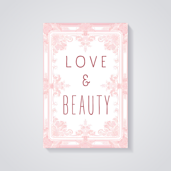 Love & Beauty Floral Poster