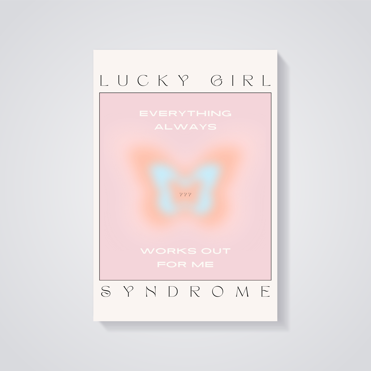 Lucky Girl Syndrome Poster — vista posteriore