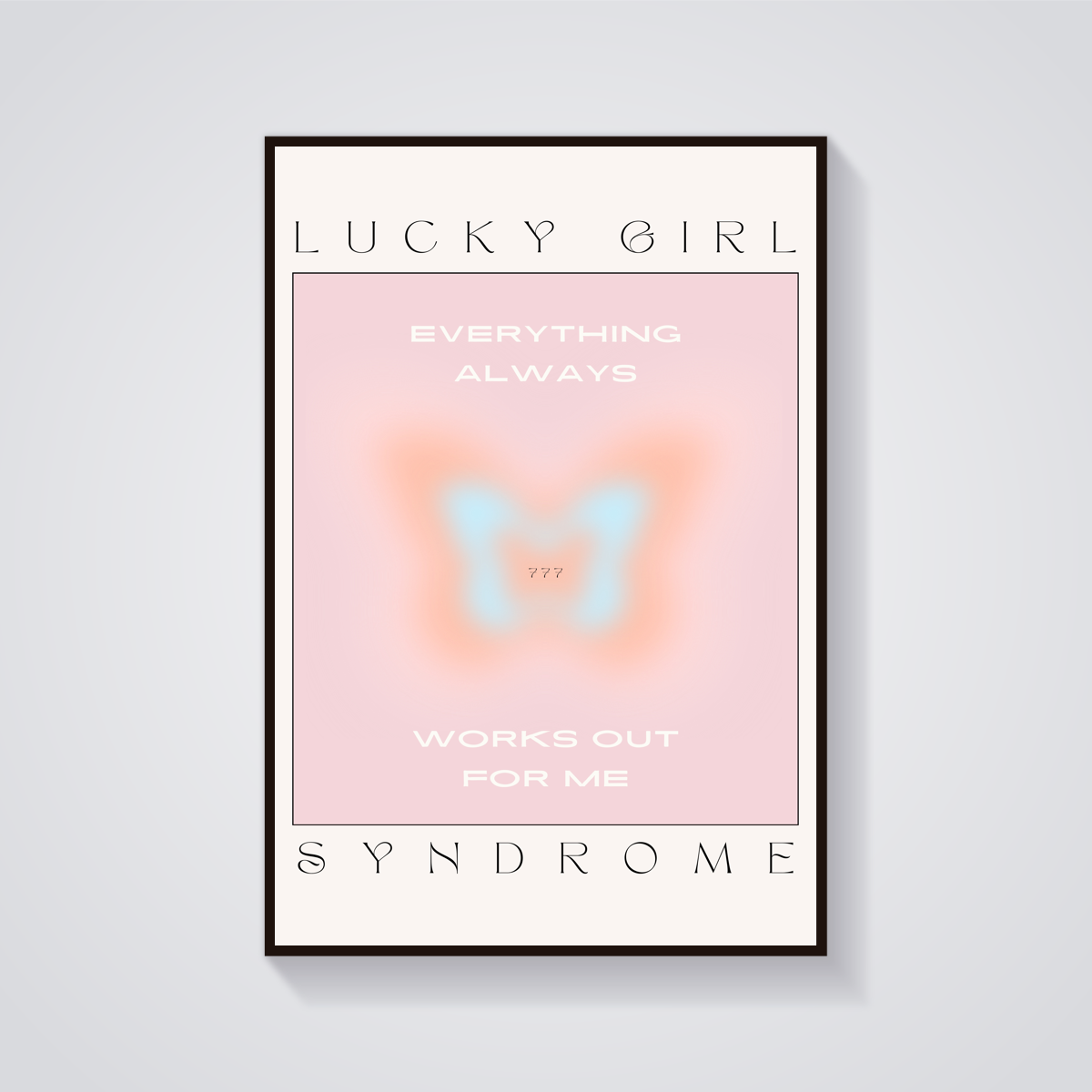 Lucky Girl Syndrome Poster — vista frontale