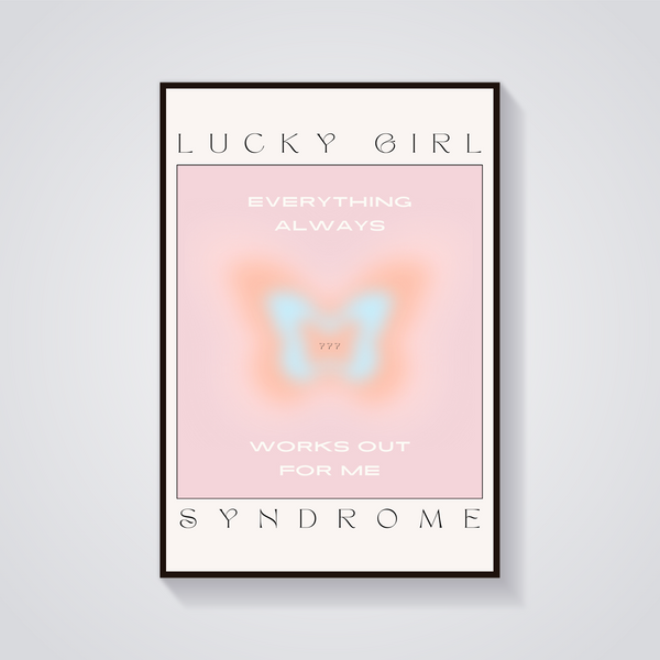Lucky Girl Syndrome Poster — vista frontale