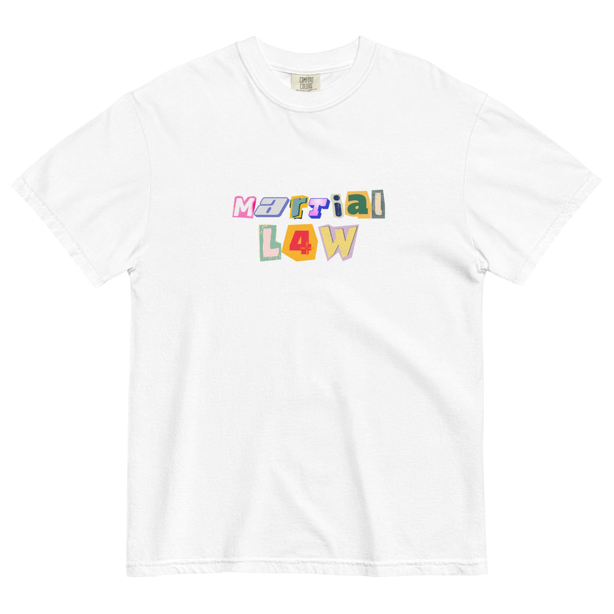 Martial Law Graphic Heavyweight T Shirt — in alternativa