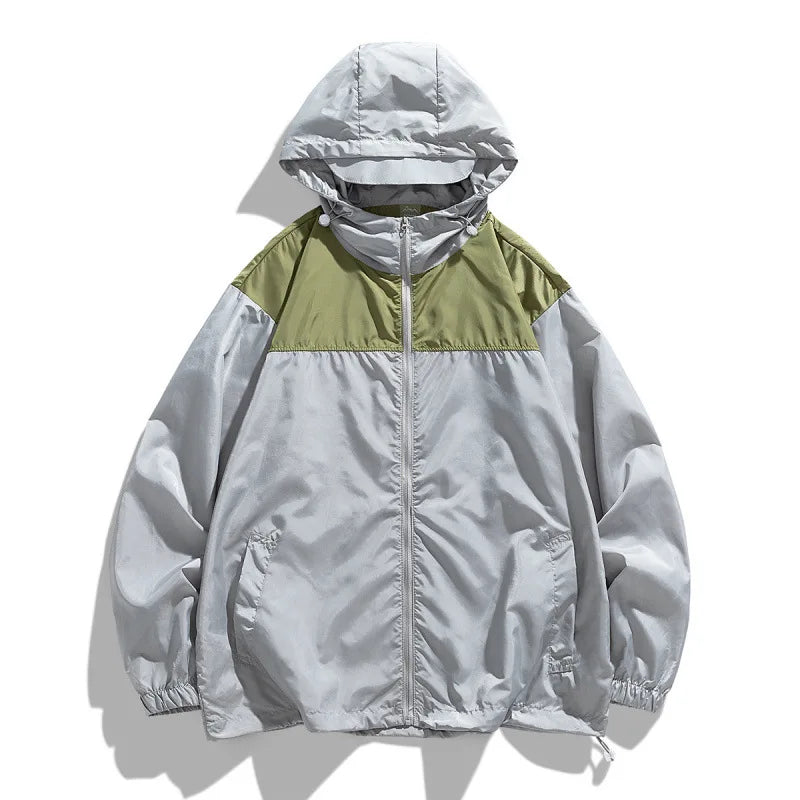 Mens Y2K Lightweight Windbreaker Jacket — dettaglio