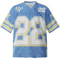 Mesh Oversized Y2K "22" Football Jersey — vista posteriore